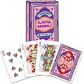 HAAKUN Playful Animals Playing Cards Cute Woodland Card Friends Trivia Decks
