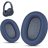 Krone Kalpasmos Replacement Ear Pads Compatible with WH-CH720N and Sony CH720N, Soft Memory Foam Headphone Earpads for Sony WHCH720/WHCH720N Wireless Headphones – Protein Leather Cushions – Blue