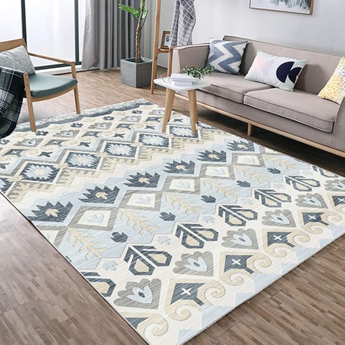 Fashion Simple Rectangular Area Rugs Large Living Room Rugs