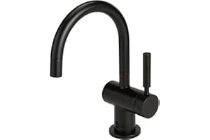 InSinkErator F-H3300MBLK Indulge Modern Hot Water Dispenser Faucet, Matte Black