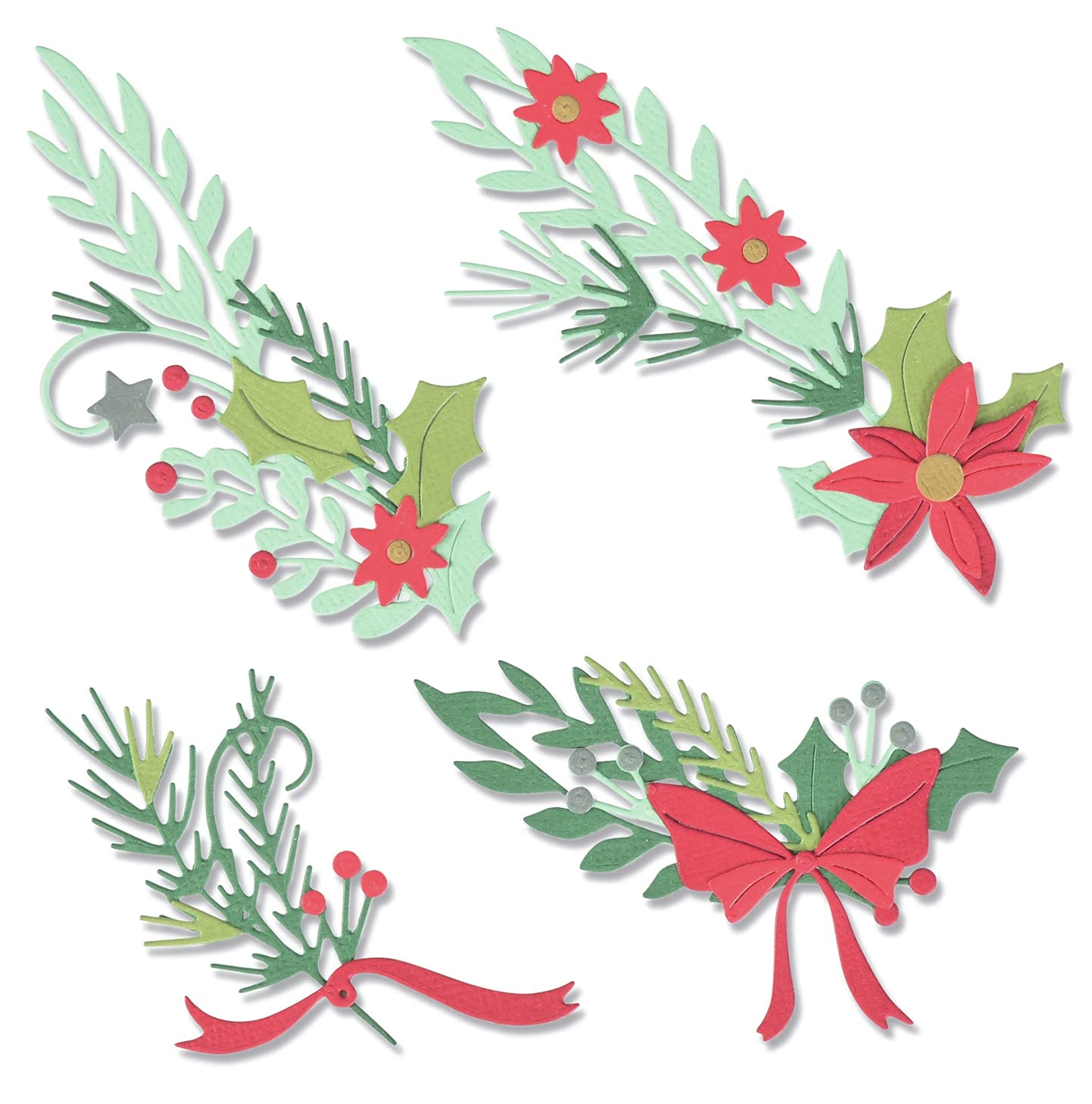 Sizzix Christmas Thinlits Die Set Festive Banners