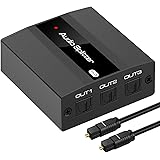 Digital Optical Splitter 1 in 3 Out Toslink SPDIF 1x3 Splitter Toslink Fiber Audio Support Dolby/DTS/PCM Splitter for PS4 Xbo