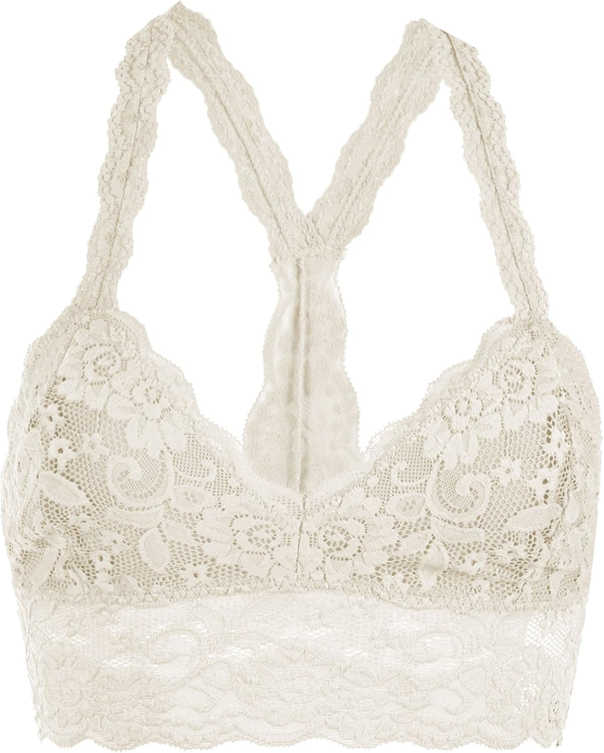 beige bralette top