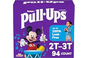 Pull-Ups Boys' Potty Training Pants, Size 2T-3T Training Underwear (16-34 lbs), 94 Count