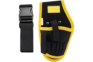 Tool Pouch Electricians Tool Bag for Drill and Heat Gun, Portable Waterproof Oxford Fabric Tool Organizer Pouch, Waist Tool H