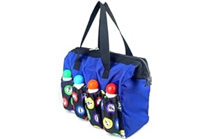 TCOINERY Bingo Dauber Bags with 8 Pockets Large Capacity Travel Carrying Case with Zipper/Makeup Bag/Casino Game Lovers Christmas Gift for Women/Mom