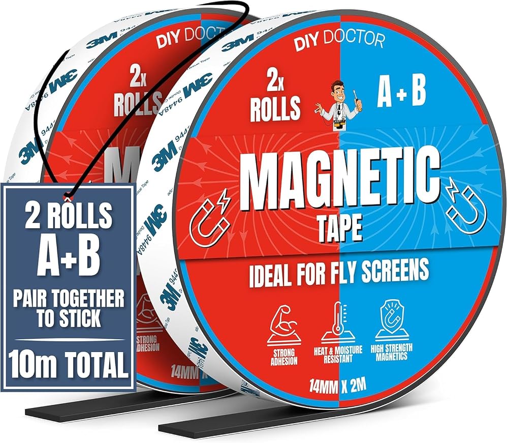 DIY Doctor A+B Magnetic Tape 5m x 2m Self Adhesive Strips