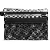 TACTICAL_GEEK Storage A17 EDC Pouch, Waterproof Nylon Organizer with Mesh Pouch, Chargers & Receipt Organization, Multi-Purpose Utility Zipper Bag for Daily Storage