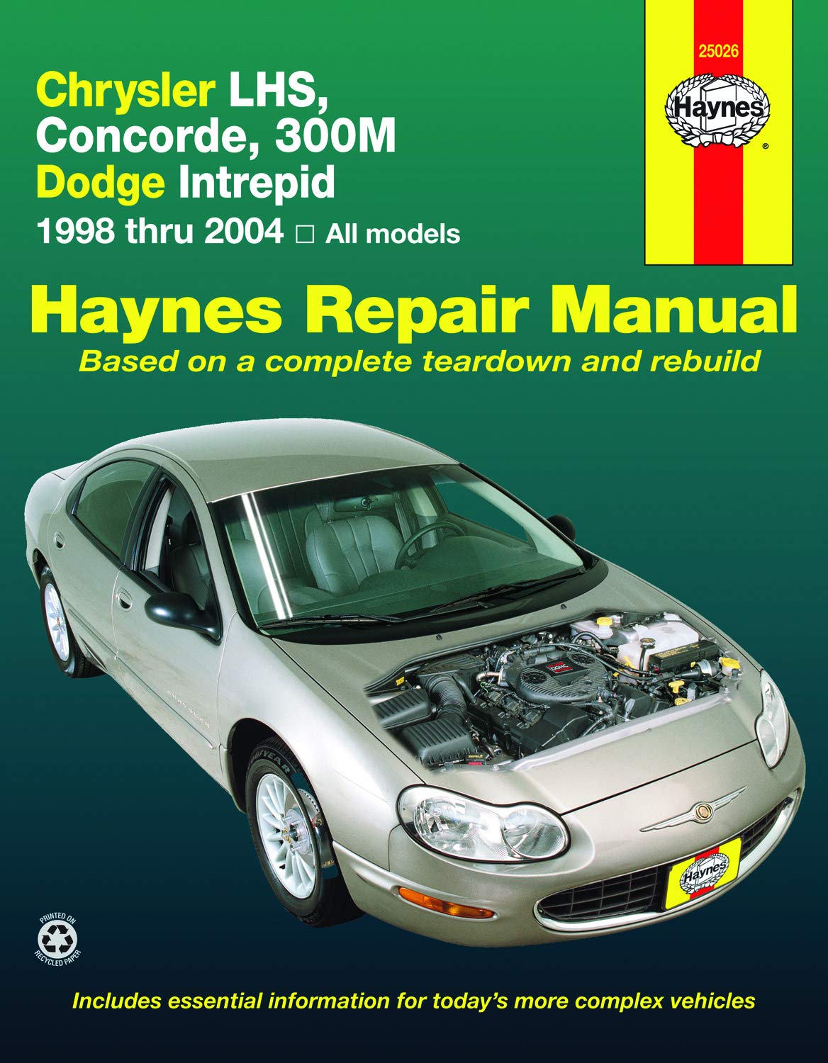 Chrysler Lhs Concorde 300m Dodge Intrepid 98 04 Haynes Repair Manual Editors Haynes 9781563927324 Amazon Com Books