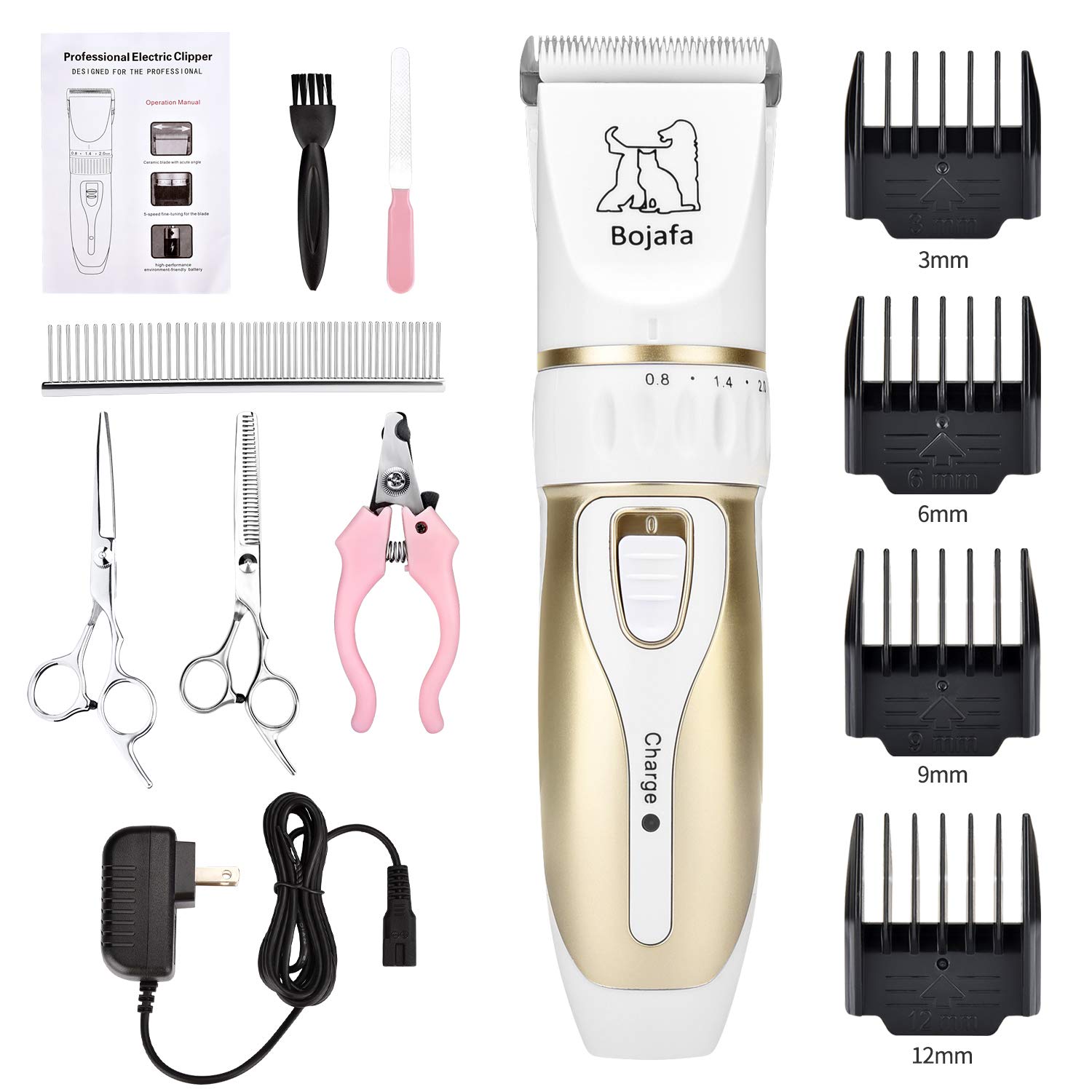 quiet dog clippers cordless