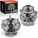 A-Premium 2 x Front Wheel Bearing and Hub Assembly with 5-Lug Compatible with Toyota Prius 2004-2009, Hatchback
