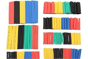 164Pcs Heat Shrink Tubing Kit Assorted Pack - Insulated Flame Retardant Heat Shrink Tube Set for Electric Wiring Rnadom 1