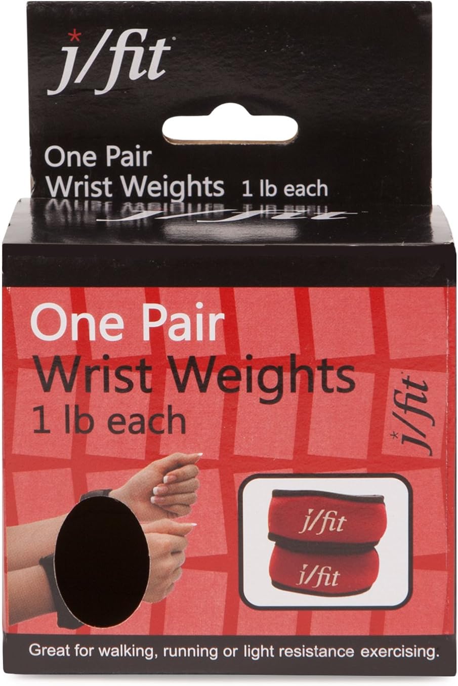 j/fit Wrist Weights 1 Lb Each – Size: SM-MED | Non-Adjustable for a Comfortable Fit |Fits Size Small-Medium Hands : Sports & Outdoors
