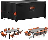 Kovshuiwe Garden Furniture Cover 200x100x74 cm Waterproof UV 420D view 1