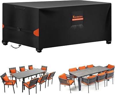 Kovshuiwe Garden Furniture Cover 200x100x74 cm Waterproof UV 420D