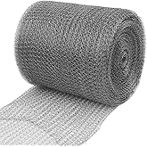 Rodent Mesh, 30ft Wire Mesh Rodent Proof, Steel Wool Mice Blocker, Metal Mesh to Blocks Rats, Stainless Steel Woven Wire, Rod