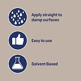 Johnstone's 307955 Paint to Cover Damp White 750ml High Opacity view 6