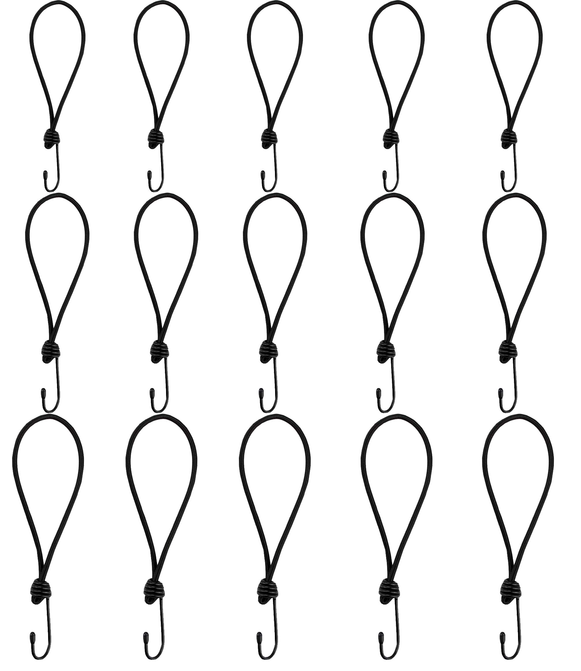 Savage Island Hook Loop Bungees Bungee Tarpaulin Tent Shock Elastic Heavy Duty Military