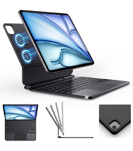 Amazon.com: HOU Magnetic Keyboard Case for iPad Pro 11″ M5 (2025