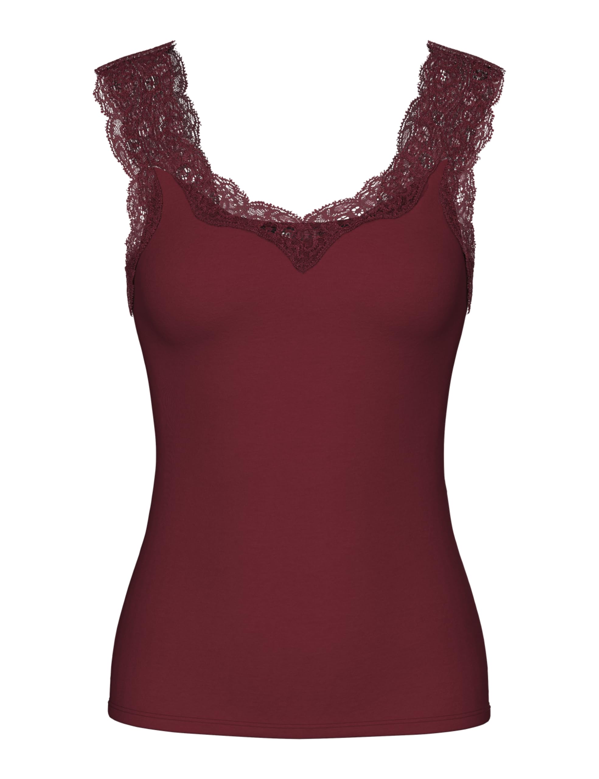 PIECES Women's Pcbarbera Lace Noos BC Top