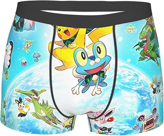 Amazon Co Jp 人気 オシャレストレッチ メンズ ボクサーパンツ ローライズ 1パック 新品 ポケモン ポケット モンスター2 服 ファッション小物
