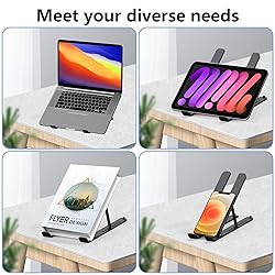 Tonmom Laptop Stand for Desk, Adjustable Laptop
