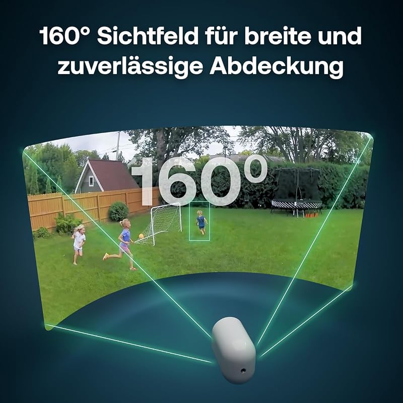 Pro 6 2K HDR Kamera Aussen, 4er-Set mit Zusatzakku & Dual-Ladestation