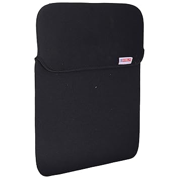 Goblin Neoprene Laptop Sleeve Flap bag, Size - 16 Inch (Black)