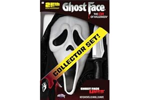 FUN WORLD 25th Movie Anniversary Ghost Face Collector Set Mask And Knife