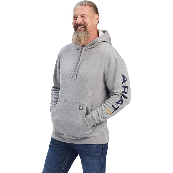 Casquette ARIAT Flexfit 110 Unisexe - Gris Motif Aztèque, Logo Et Accenti Corde Noir