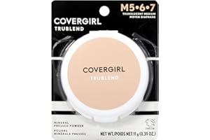 Covergirl Trublend Pressed Powder, 004 Translucent Medium , 0.39 Ounce (Pack of 1)