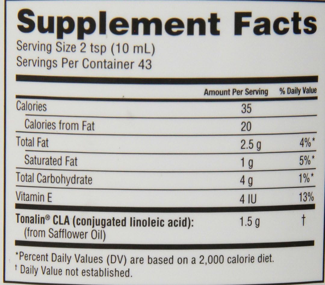 Barlean's Organic Oils Tonalin CLA Swirl, 16 Ounce: Health & Personal Care