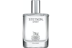 Stetson Spirit - Cologne Spray for Men - Woody, Earthy, and Casual Aroma with Fragrance Notes of Mandarin Leaf, Clary Sage, and Warm Amber- 1.7 Fl Oz