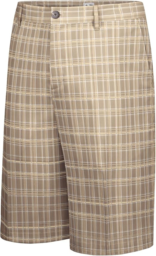 adidas plaid golf shorts