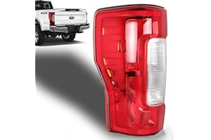 Rear Tail Light Assembly Left Driver Side Taillight for Ford F250 F350 Super Duty 2017 2018 2019 Replace# HC3Z13405D HC3Z1340