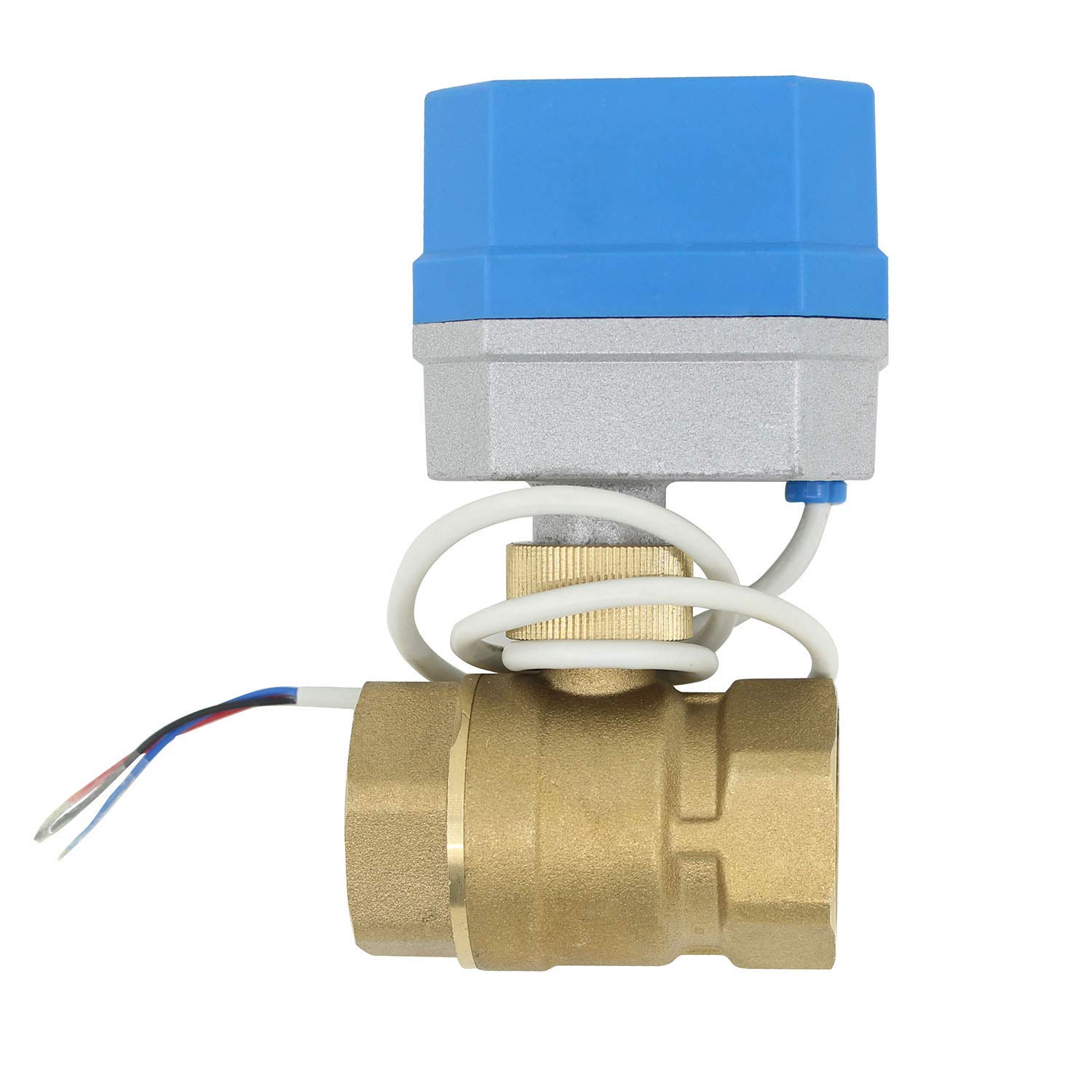 2 Modes - 12v 2 Way motorised Valve Electric Ball Valve 2 Port Valve Normally Closed 1/2 3/4 1 1-1/4 1-1/2 2 inch (1 inch DN25)