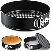 CasaCulina 7 Inch Non-stick Springform Pan Cheesecake Pan Cake Pan, Cheese Cake Pans with Removable Bottom for Baking, Deep D