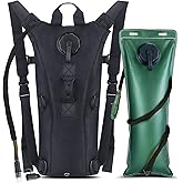 Hydration Pack Backpack with 3L Bladder, Tactical Water Bag for Hiking, Biking, Running, Walking and Climbing