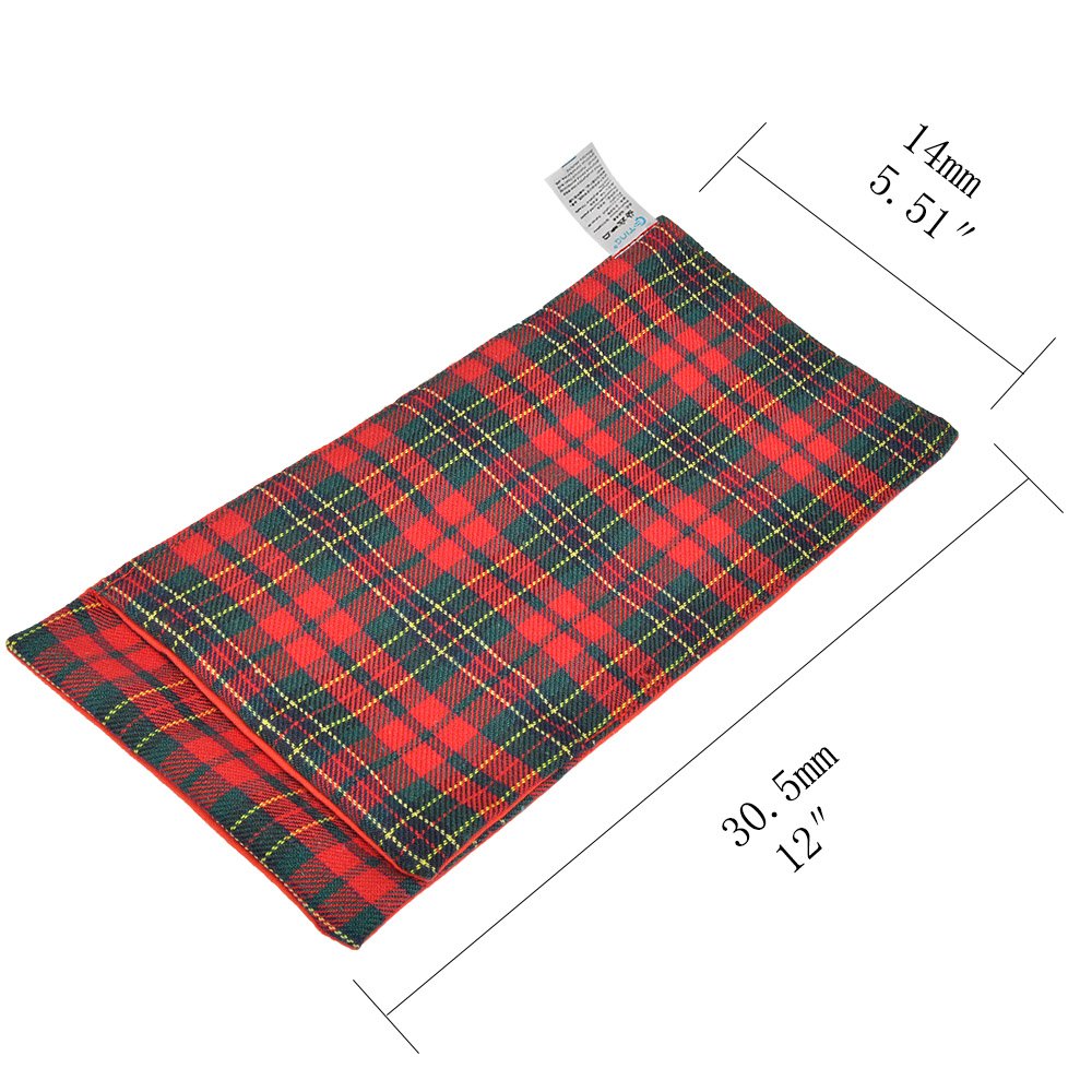 E-TING Sleeping Bag Christmas Accessory for Elf on the Shelf (Doll is not included) (Red-green Plaid)