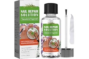 COPEAKY Toenail Fungus Treatment, Extra Strength Nail Repair Solution for Fingers and Toenails with Natural Tea Tree Oil Extract, Toenail Repair Solution for Thickened and Ingrow Nails, 30mL