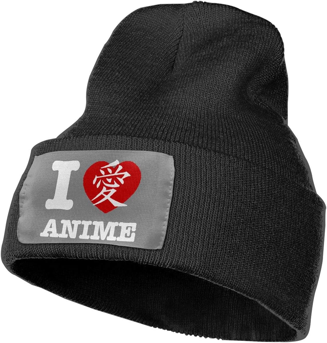 Xugui I Heart Anime Beanie Hat Men's Women's 100 Acrylic