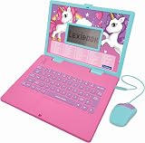 Lexibook Unicorn Educational Laptop French English 124 Activities Pink