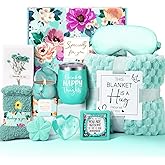 Gift Baskets for Women, Unique Birthday Gifts for Women, Best Friend Birthday Gifts, Self Care Gift Get Well Soon Basket, Ocean Relaxing Care Package for Mom Her BFF Sister Wife Girlfriend