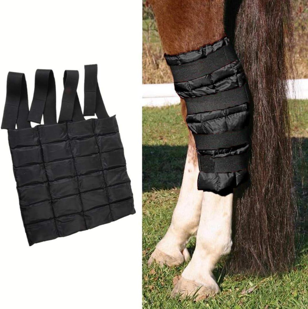 Ice Boot Wrap For Horse Leg Tendon Knee Hock Reusable Cold Pack Cooling Therapy Gel Pad 17 X 17 Inches Horses Pet Supplies