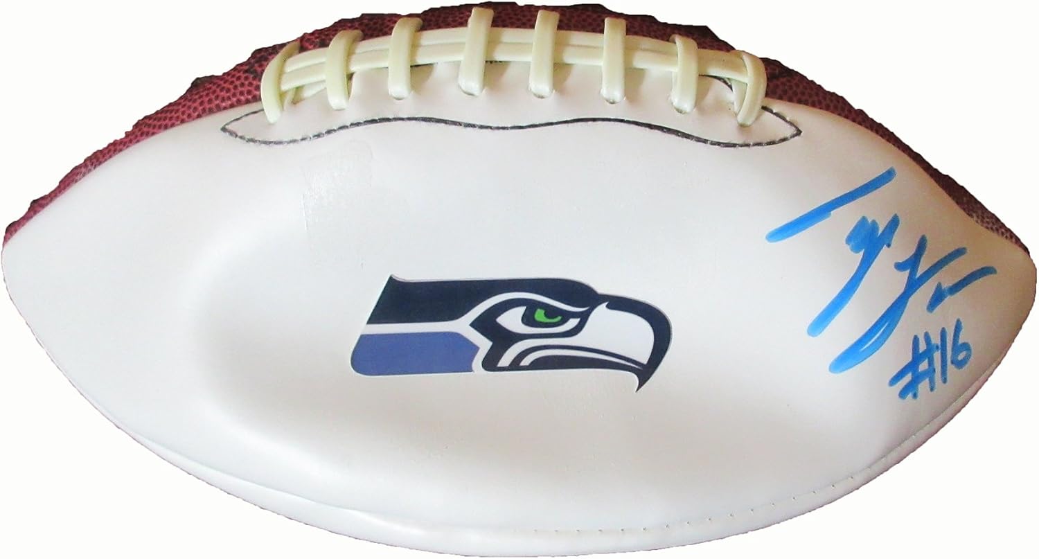 tyler lockett signed football