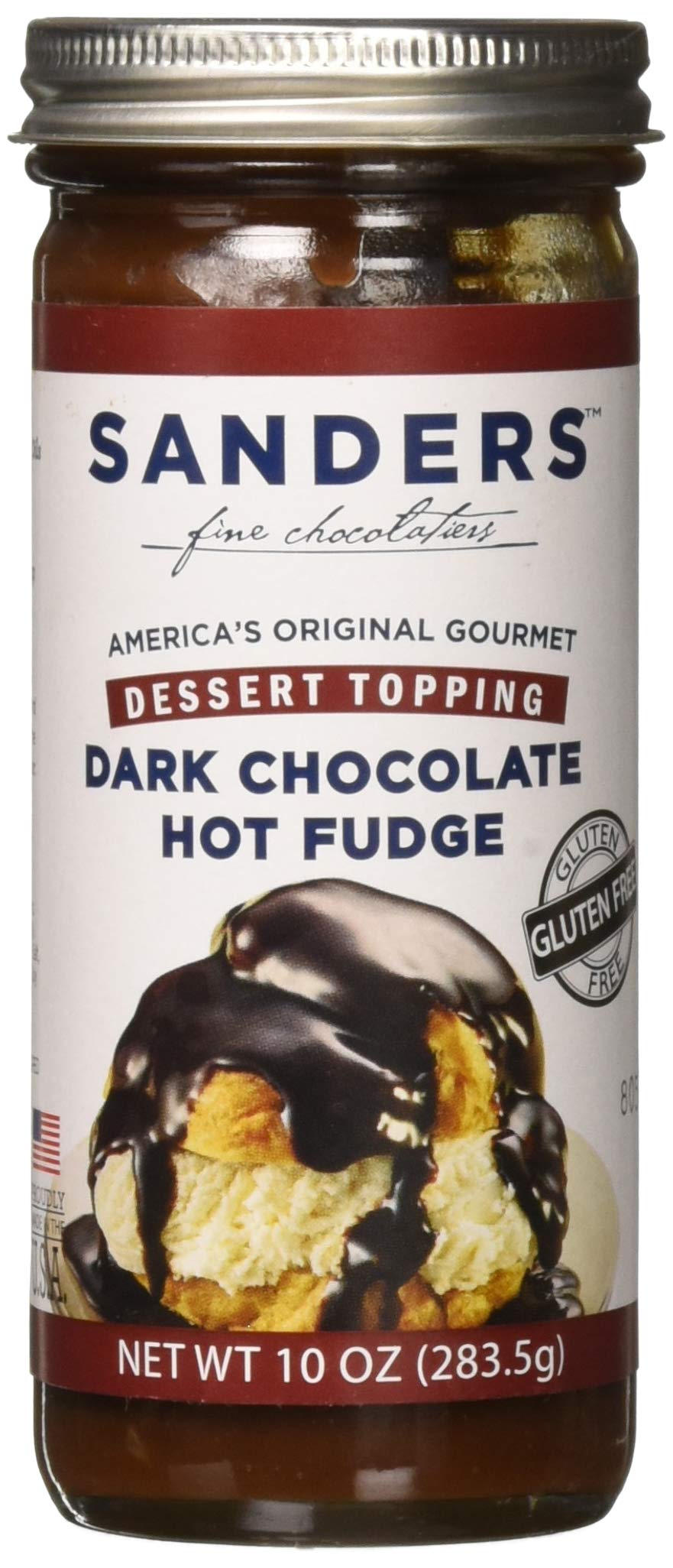 Sanders of Detroit Bittersweet Hot Fudge Dessert Topping