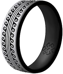Knot Theory Warrior of Serenity Silicone Ring in