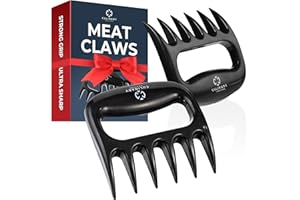 CULINARY COUTURE Meat Shredder Claws - BBQ Accessories Stocking Stuffers for Men, Bear Claws Meat Shredder for Pulled Pork, Chicken-Shredder Tool - Perfect for BBQ Grilling Gifts for Men, White Elephant Gifts Ideas