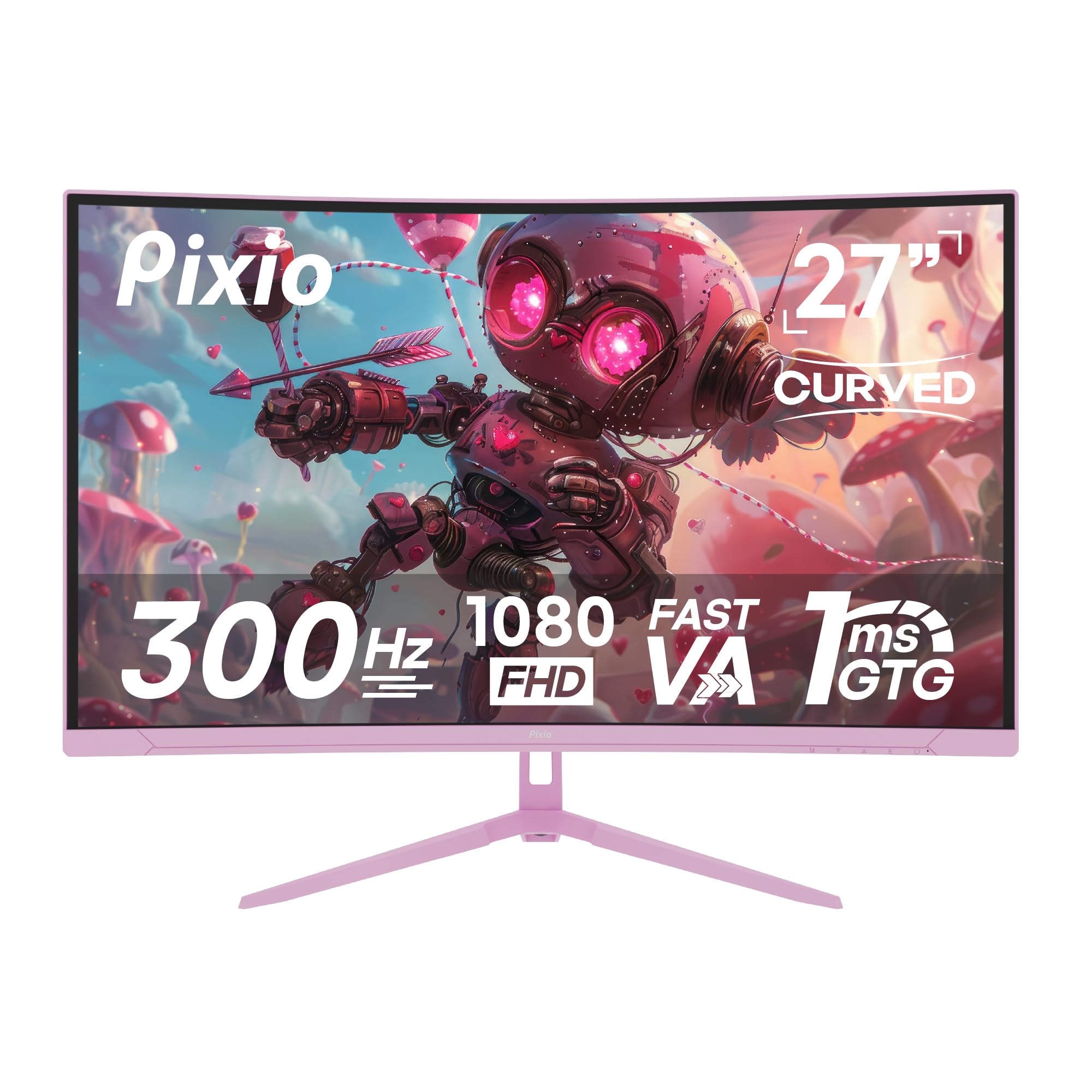 Pixio PXC279 Wave Pink 27 inch 300Hz Refresh Rate