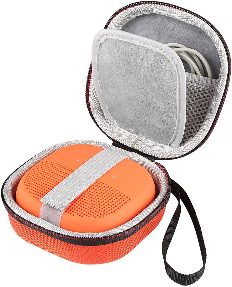 Shucase Hard Travel case for Bose SoundLink Micro Bluetooth Speaker (orange)
